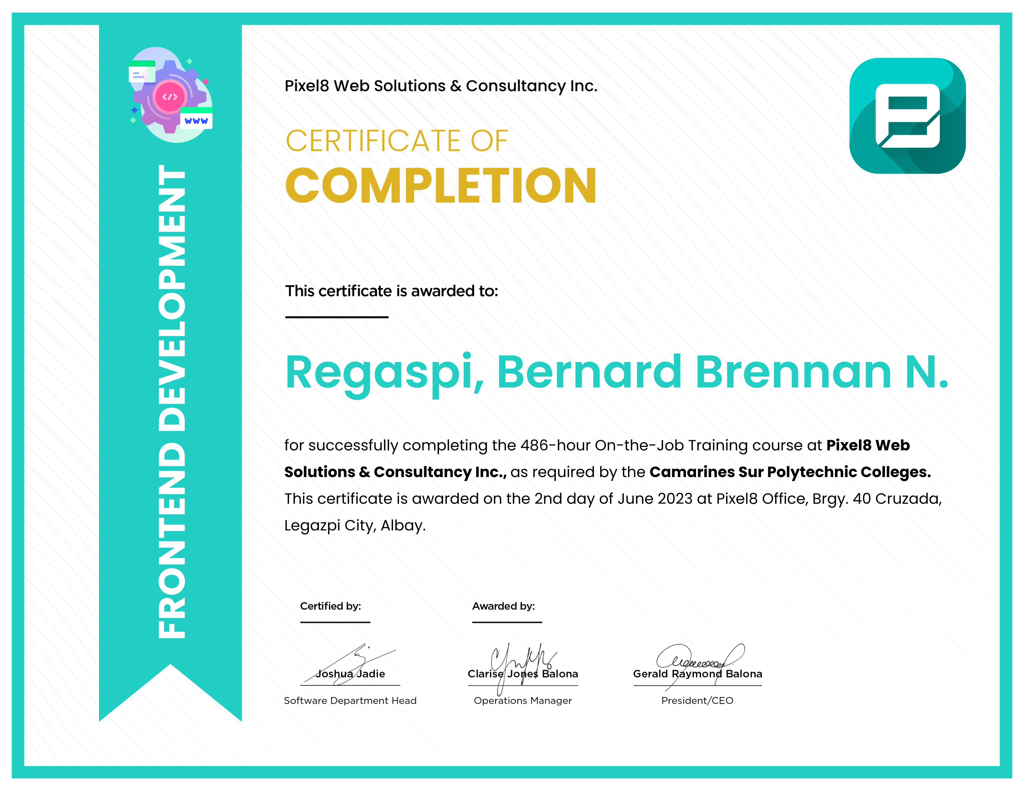 Frontend Web Development