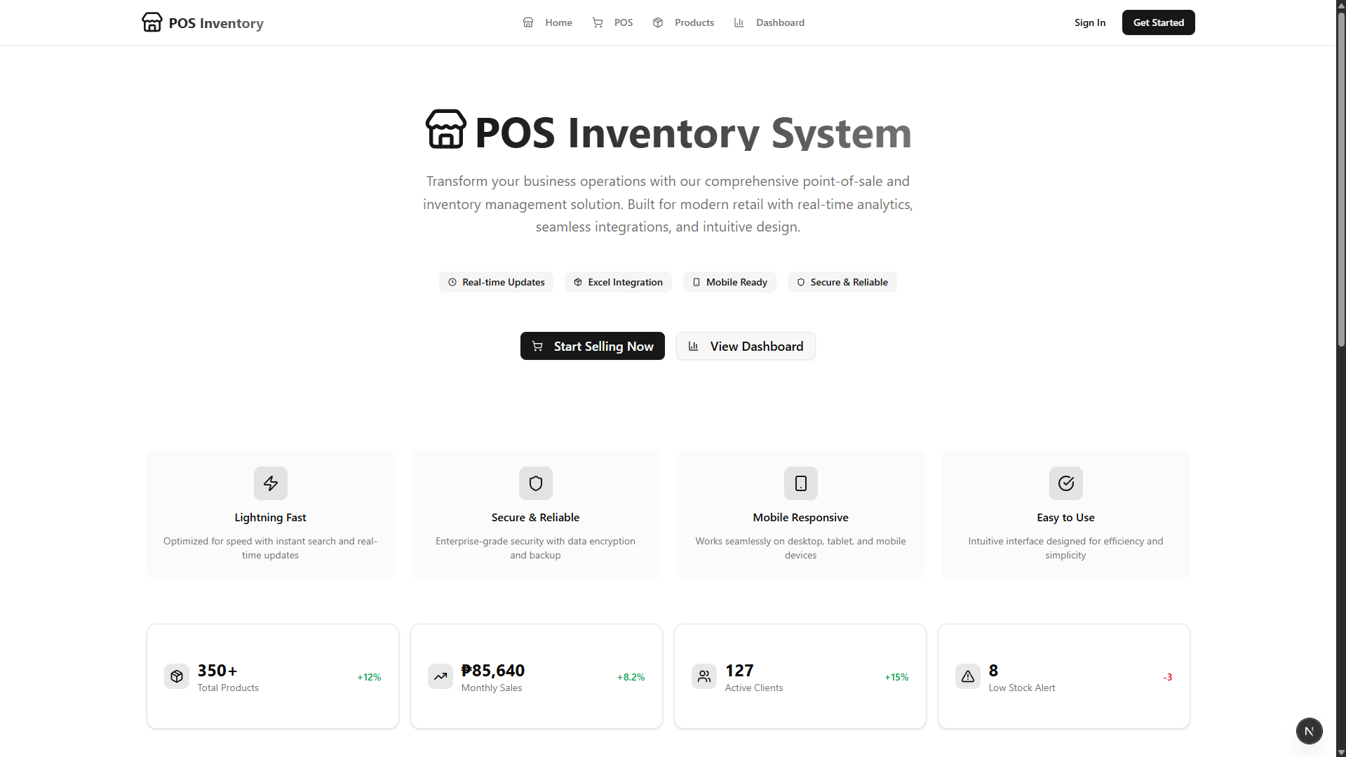 POS Inventory Management System
