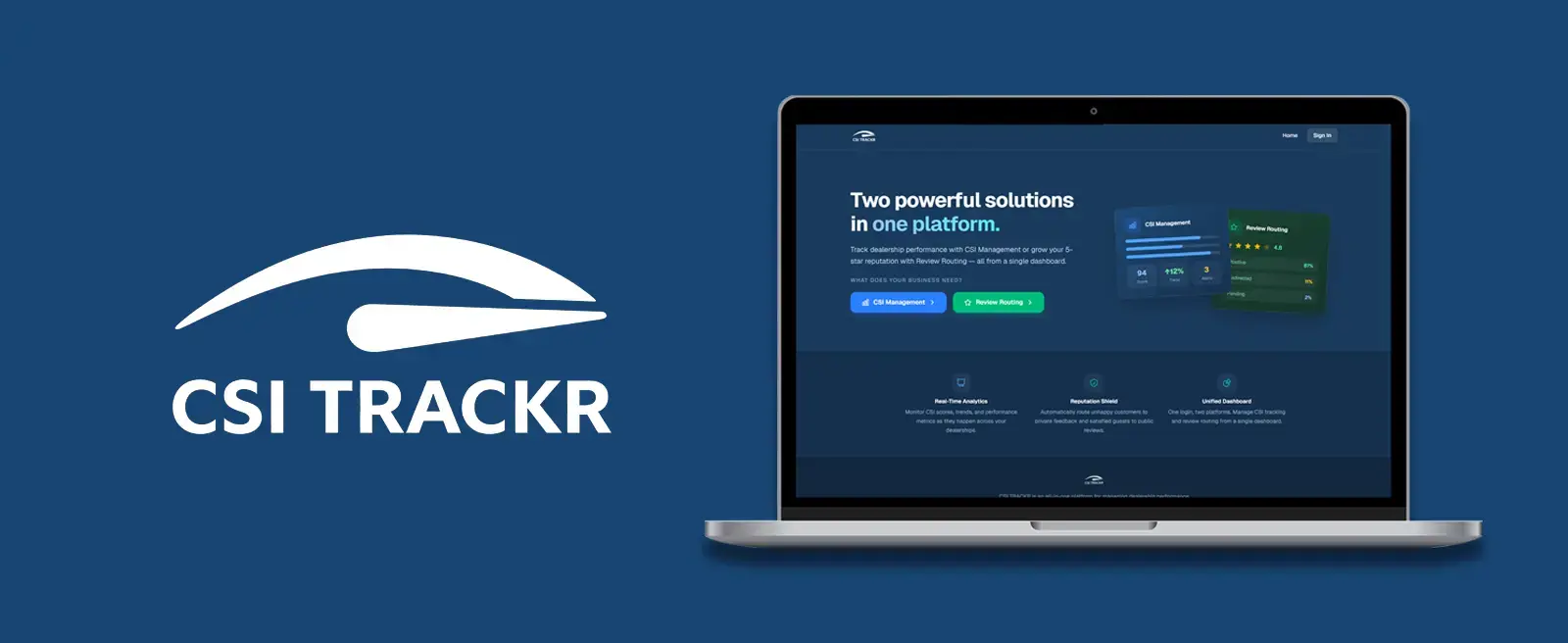 CSITRACKR banner