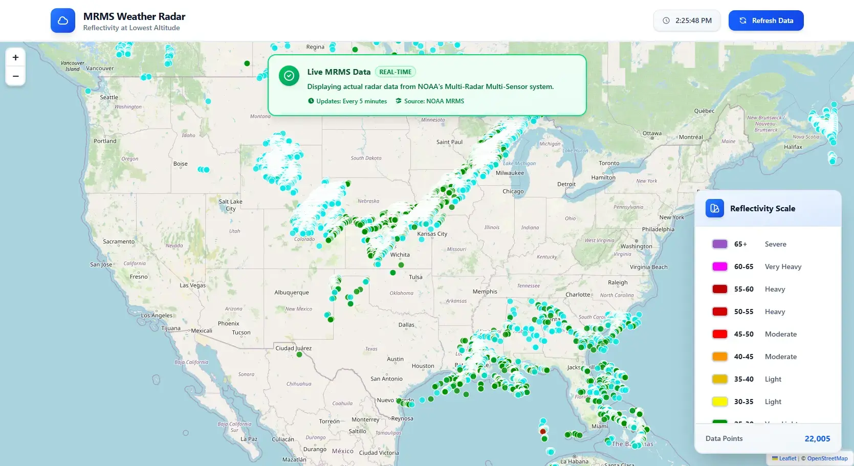 MRMS Weather Radar
